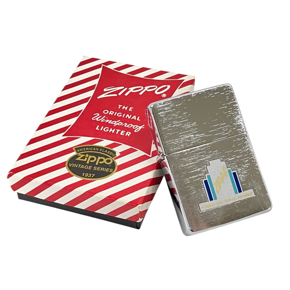 Zippo 1937 メタリケ A week s trials 1997年製 ジッポ 喫煙