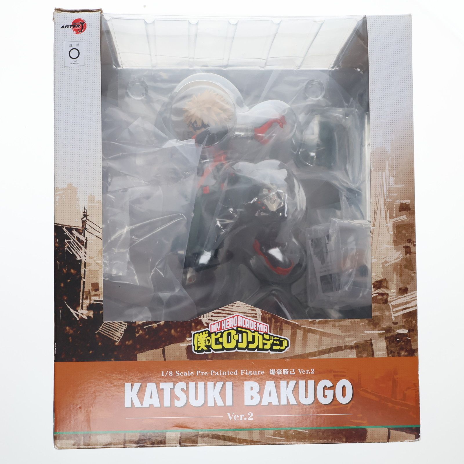 コトブキヤショップ 特典付属 ARTFX J 爆豪勝己 ばくごうかつき Ver.2 僕のヒーローアカデミア 1 8 完成品 フィギュア PP978 コトブキヤ