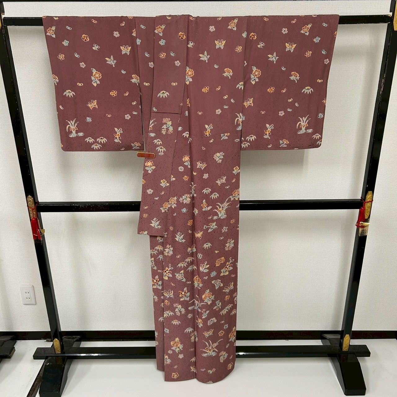 セミアンティーク小紋 正絹 可愛い型染め 袷 着物 MK-872 - メルカリ