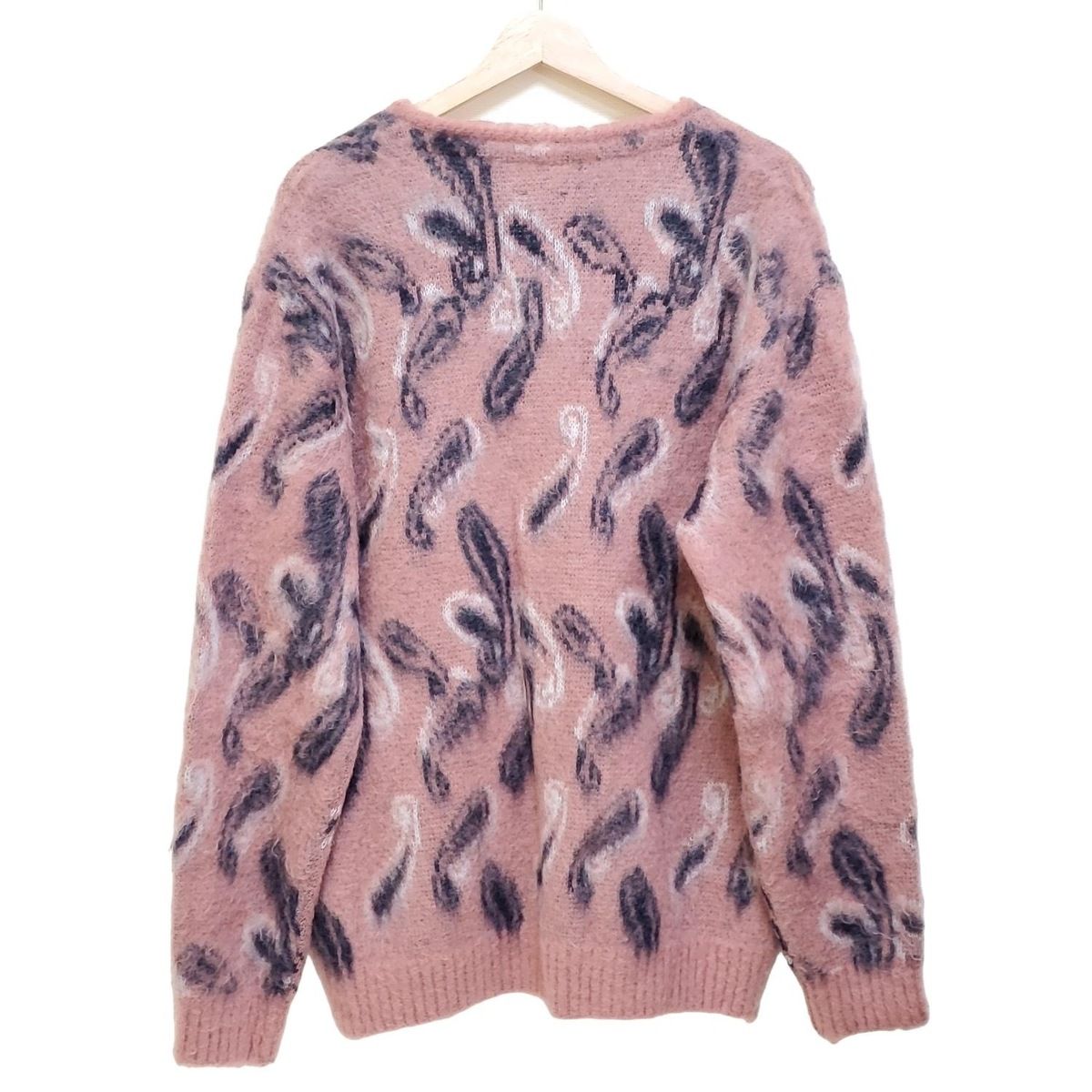 needles ニードルス カーディガン サイズM レディース - ピンク×ネイビー×白 長袖