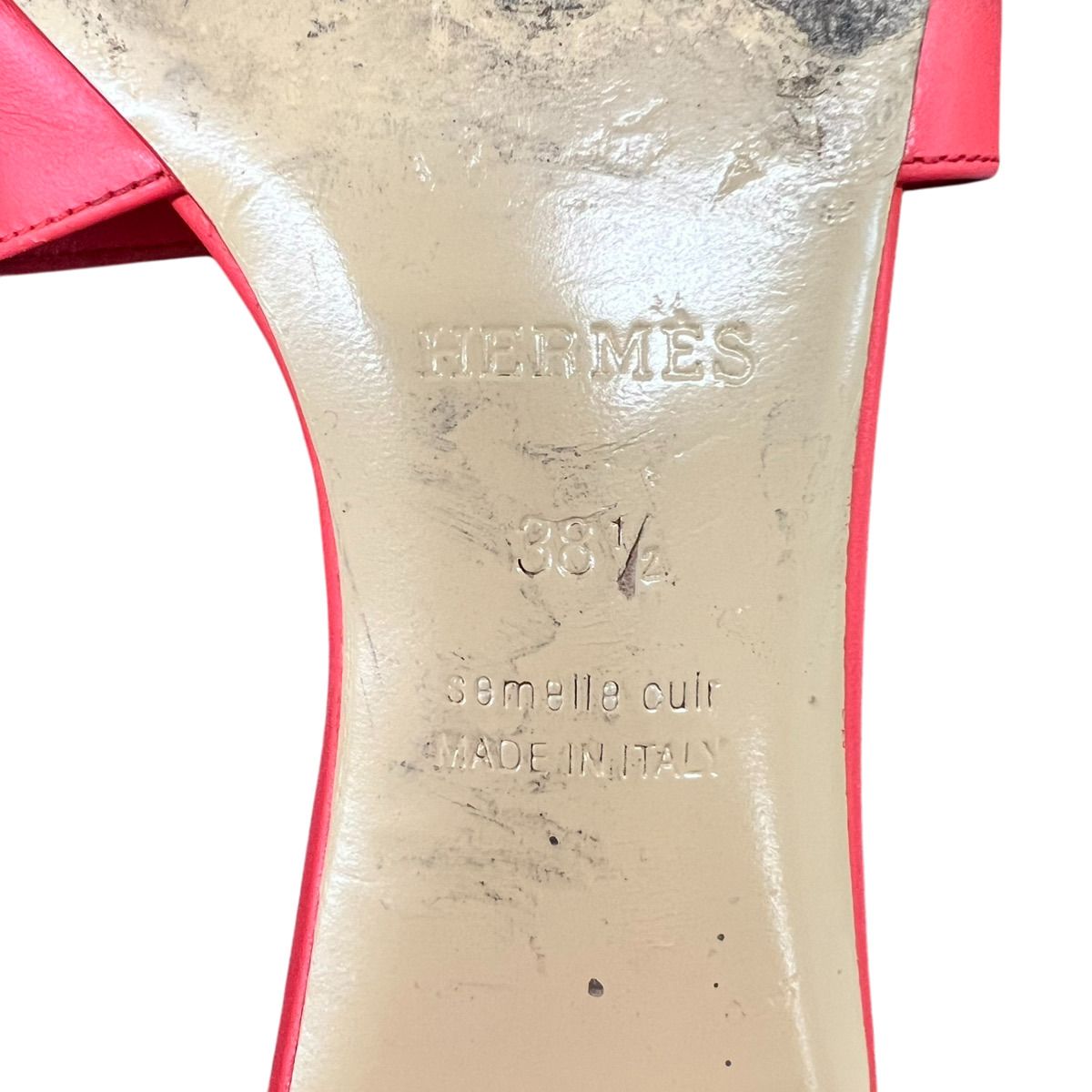 HERMES エルメス オアジス H サンダル サイズ38 1/2 日本サイズ24.5cm
