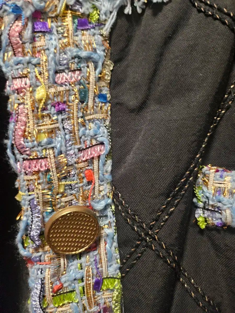 イッミシャ ツイードベスト ダウン