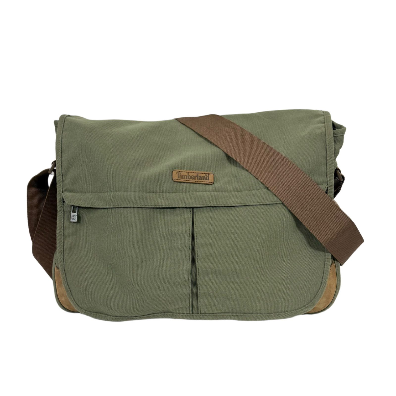 美品】Timberland ティンバーランド キャンバス スエード ショルダー 