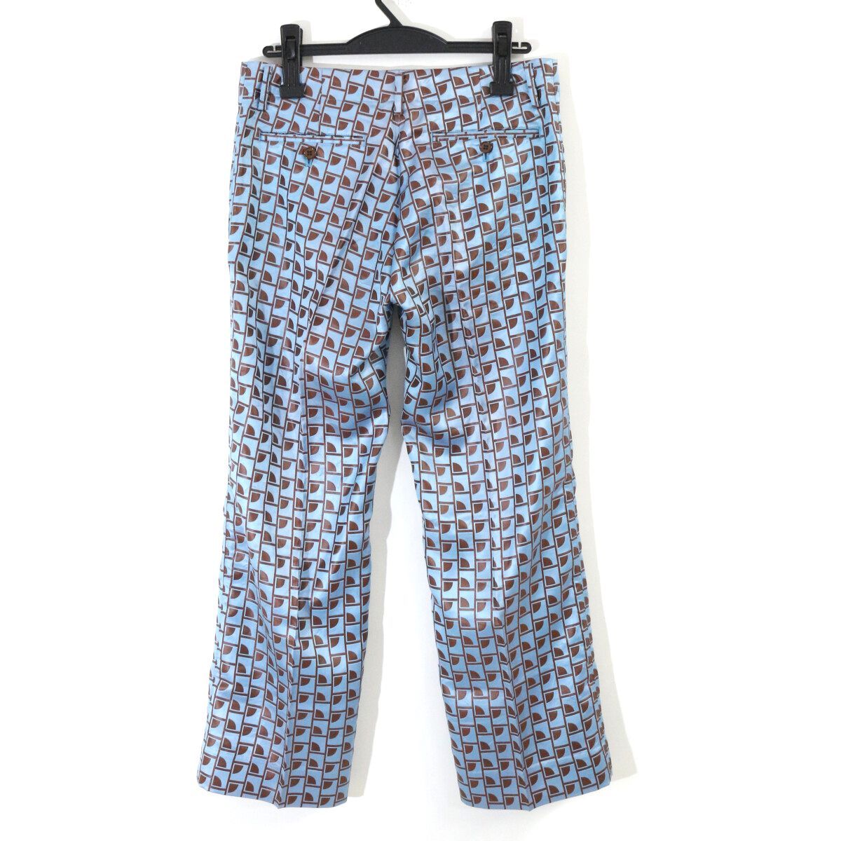 JUNYA WATANABE COMME des GARCONS ジュンヤワタナベ コムデギャルソン 2000SS グラフィックジャカードスラックスパンツ M AD1999 JP-10029M