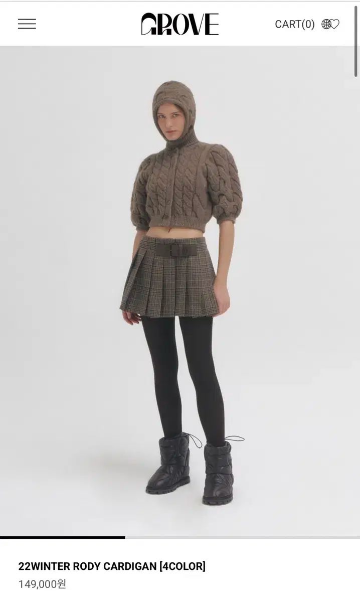 Grove 2025FW 商品 冬ウールニット