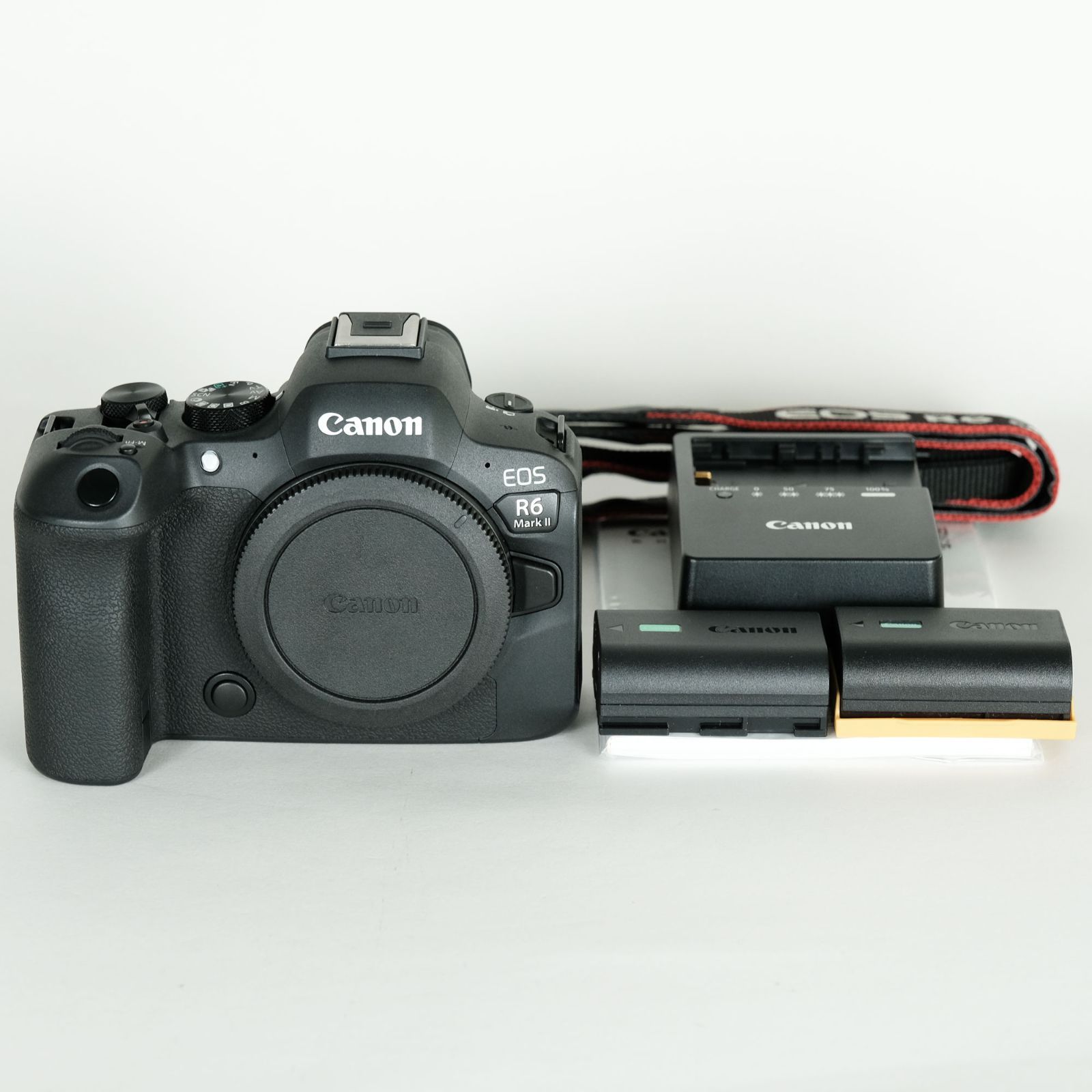 シャッター数4 460回|バッテリー2個 Canon EOS R6 Mark II ボディ ミラーレス一眼 キヤノン