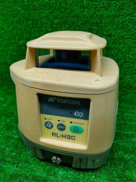 TOPCONトプコン RL-H3C 回転レーザー ローテーティングレーザー 回転すること 発光することのみ 済み 精度未 のためジャンク扱い