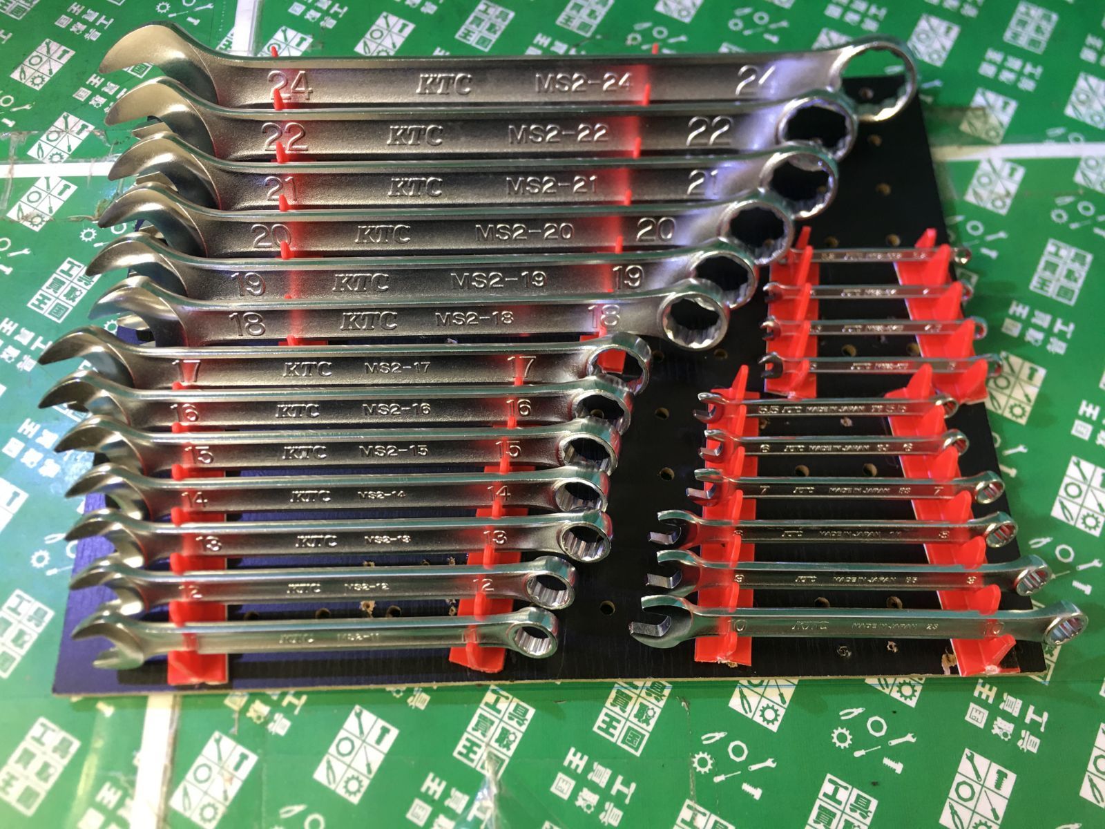 京都機械工具 KTC MS2シリーズコンビネーションレンチセット 23本組 3.2～24 ITZVZ3UF9ABE