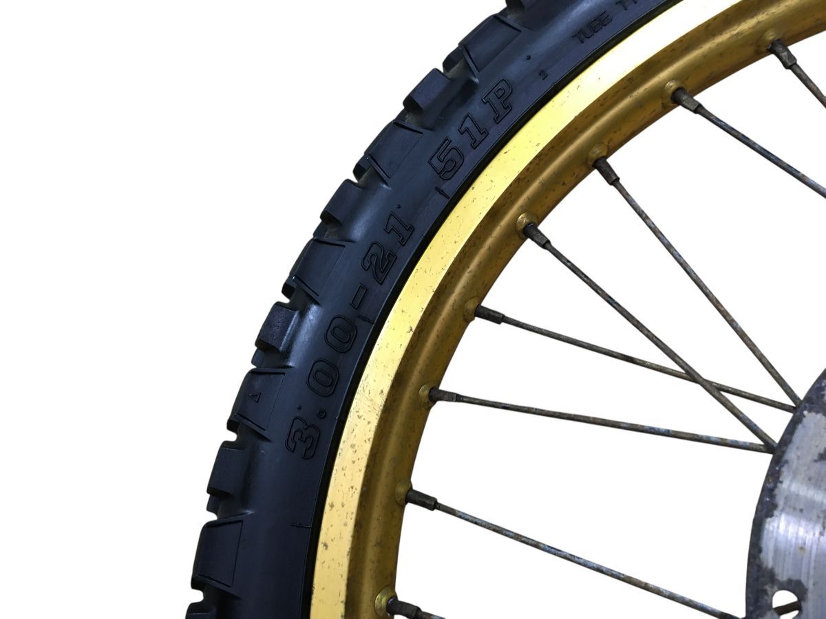 セロー250 FI DG17J 前後 ホイール セット ディスク付 21-18インチ