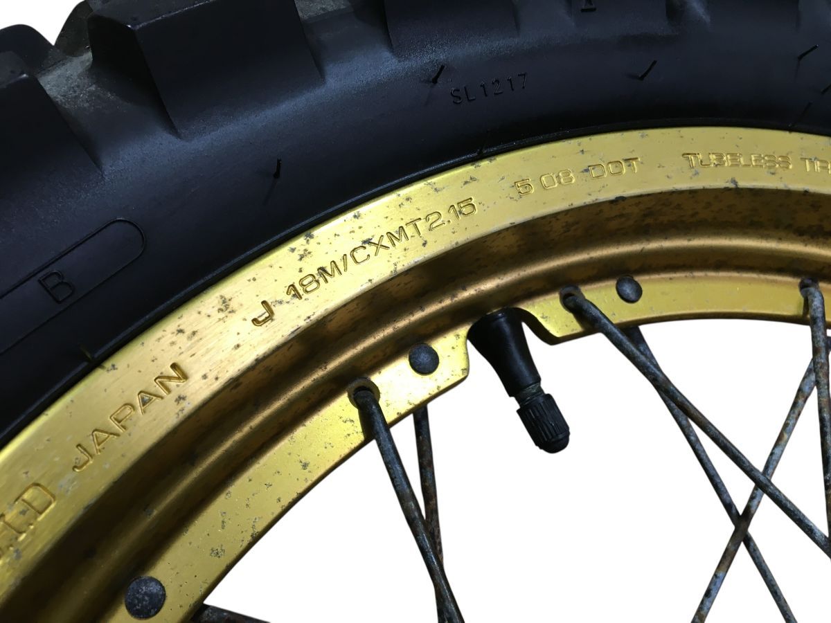 セロー250 FI DG17J 前後 ホイール セット ディスク付 21-18インチ