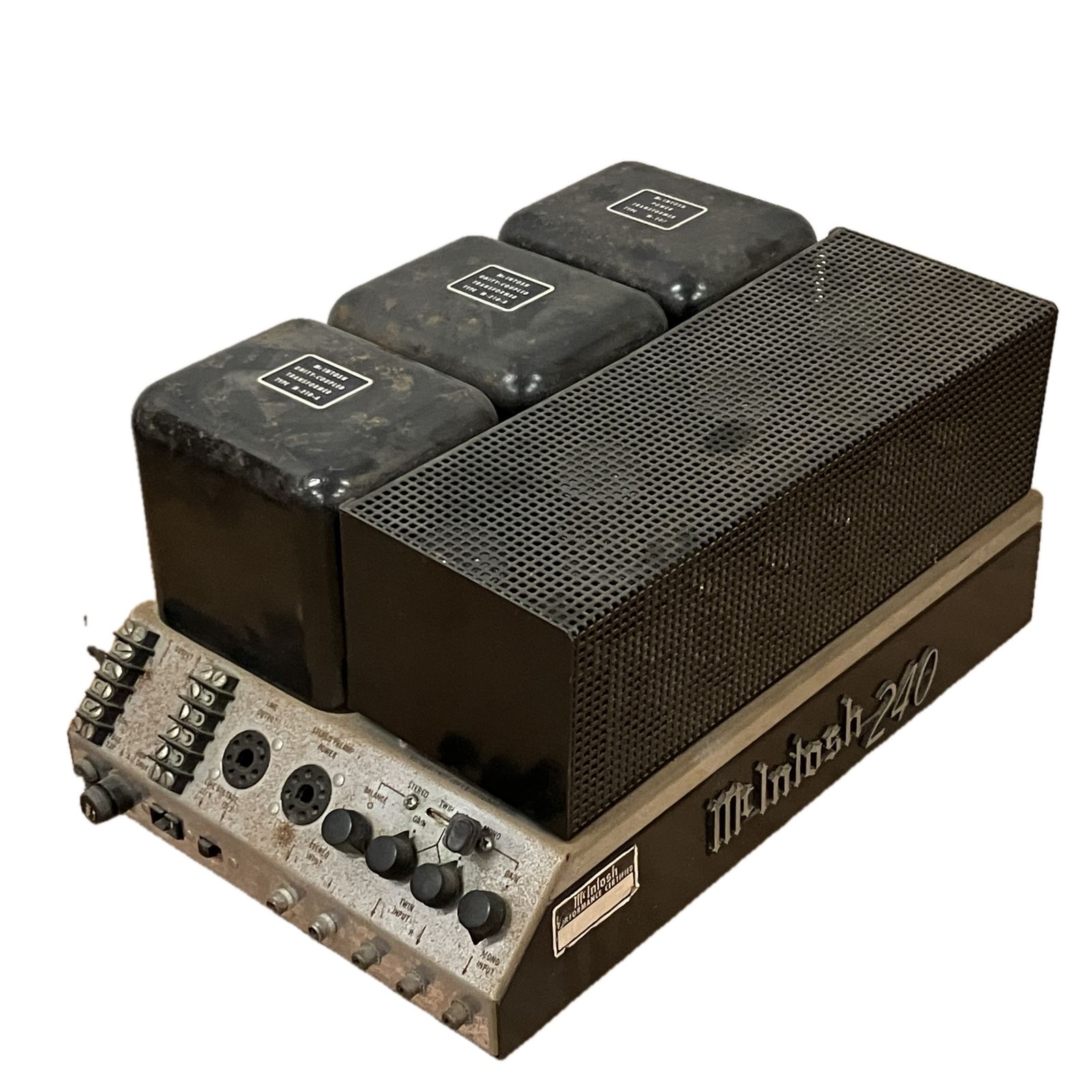 McIntosh MC240 マッキントッシュ 真空管 パワーアンプ 音響機材 ヴィンテージ ジャンク S10573666