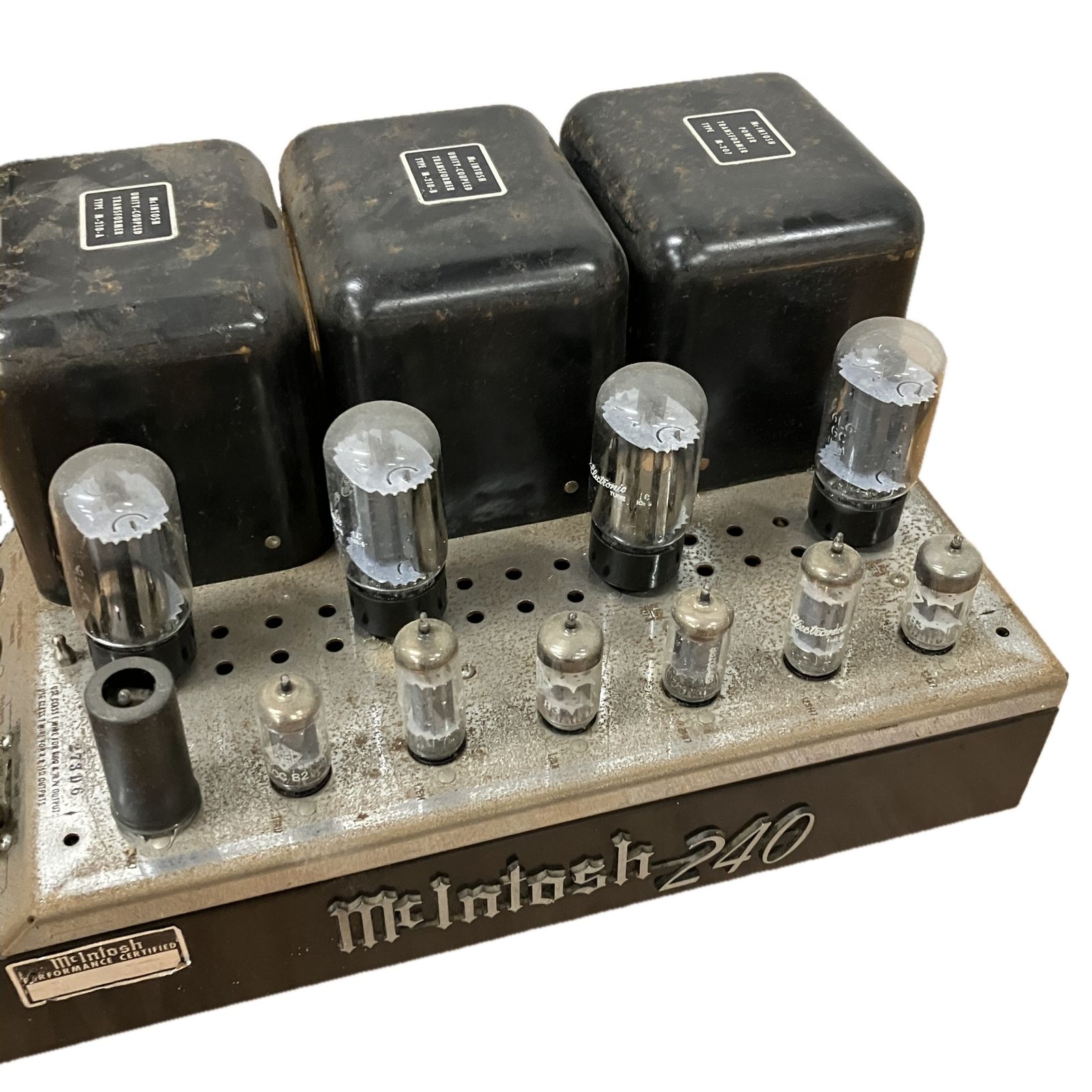 McIntosh MC240 マッキントッシュ 真空管 パワーアンプ 音響機材
