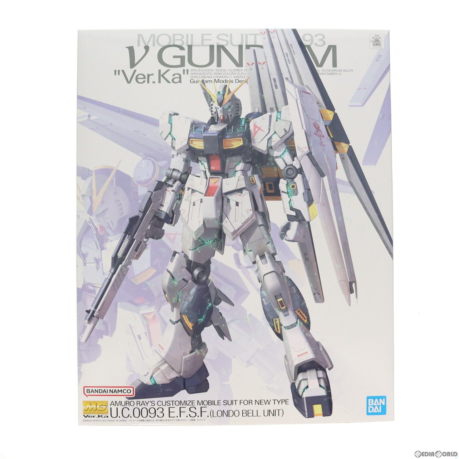 再販) MG 1/100 RX-93 νガンダム Ver.Ka 機動戦士ガンダム 逆襲の