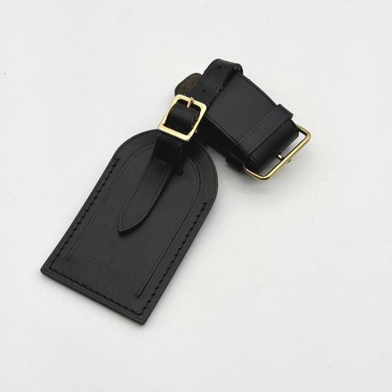 美品 ルイヴィトン ネームタグ ポワニエ セット ブラック 名札 ロゴ