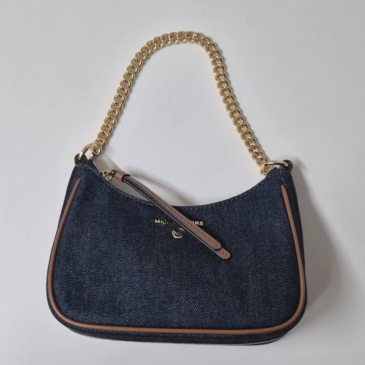 マイケルコース ジェット セット チャーム スモール デニム チェーン ポシェット
