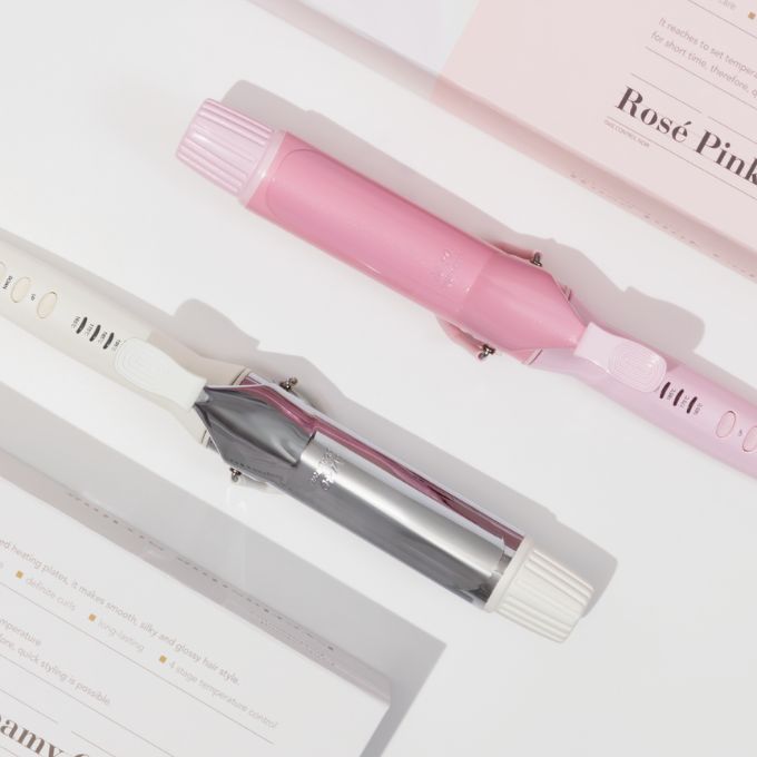 クレイツ カールアイロン レピ スクエアバー 40 mm コテ ロゼ Repit CSB-AG W 36 CREATEs 1年保証 海外 対応 クレイツイオン 韓国 サロン専売 海外兼用 海外対応 韓国ヘアメイク