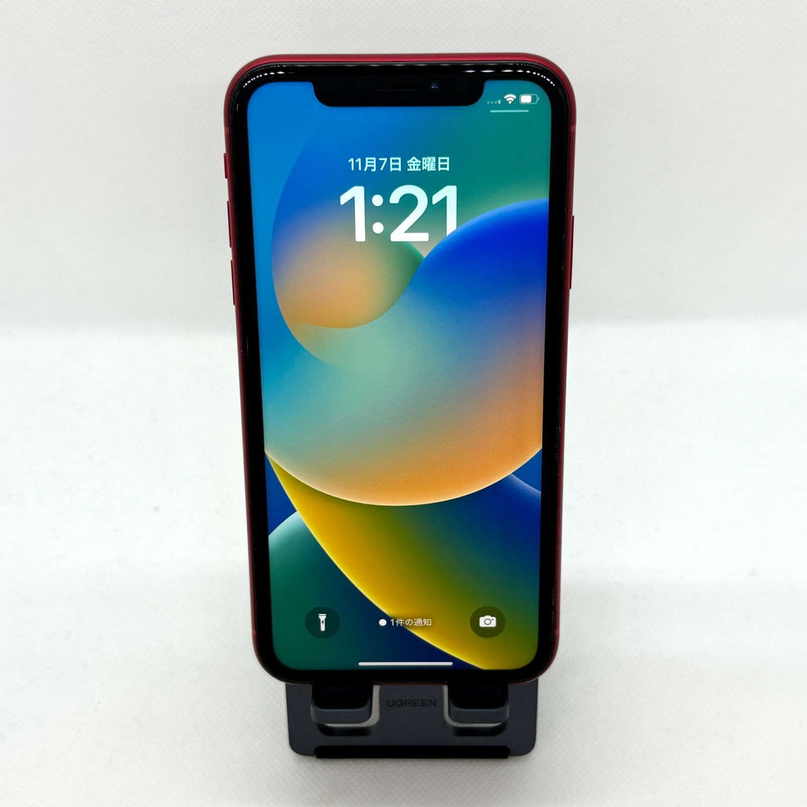 iPhone XR 128GB SiMフリー 本体のみ バッテリー81％ レッド 並品】【純正バッテリー81%】 iPhone XR 128GB レッド 6962 SIMフリー