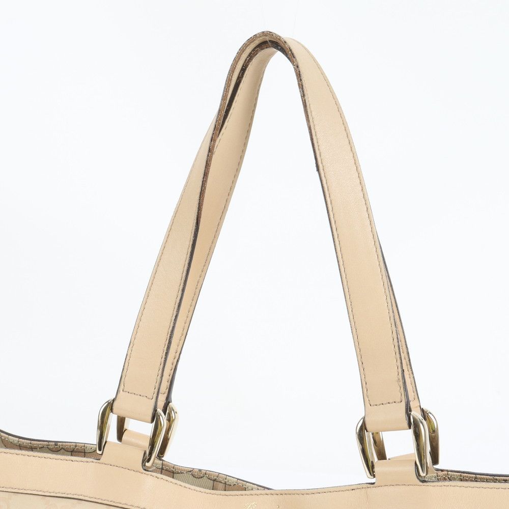 グッチ グッチシマ アビー レザー トート バッグ 肩掛け ショルダー 141472 べージュ 本革 A4 レディース EEE CY27-10