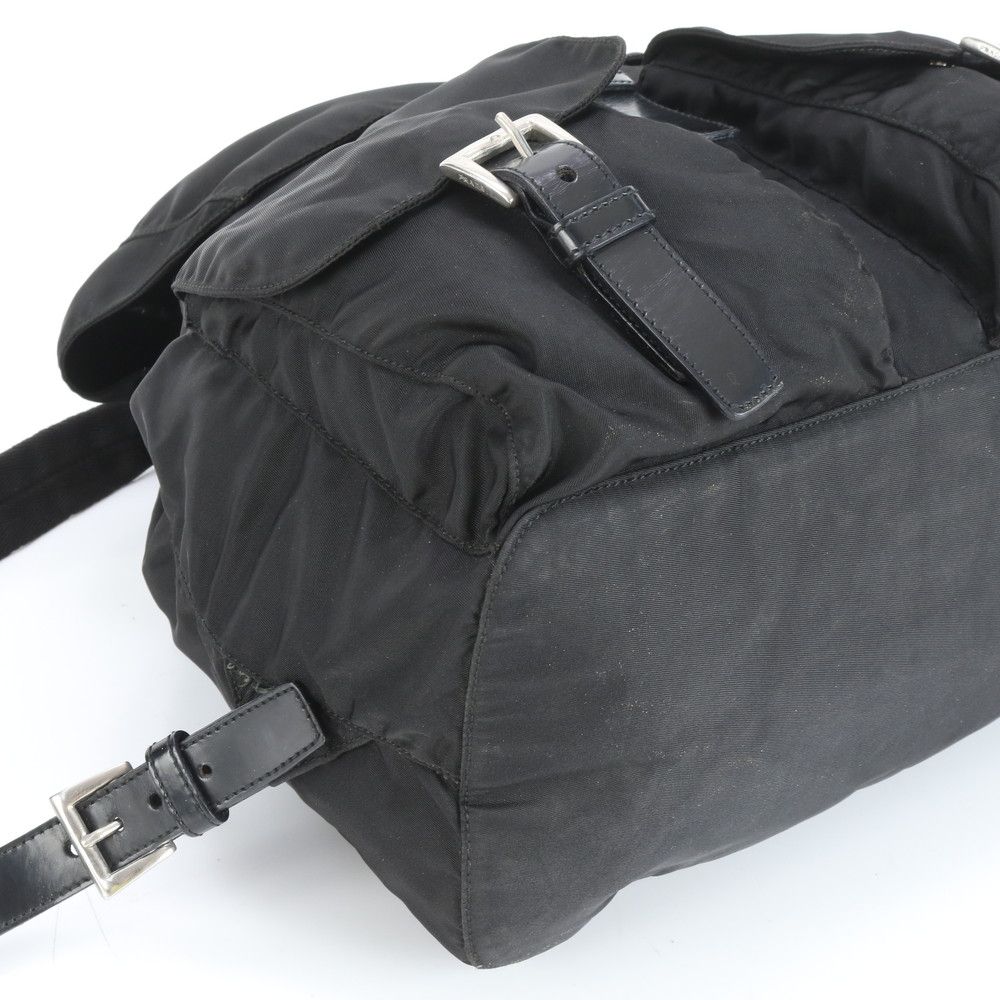 極美品✨PRADA リュック テステートナイロン ナイロン×レザー ブラック 楽天市場】プラダ テスート ナイロン 三角ロゴ レザー リュックサック