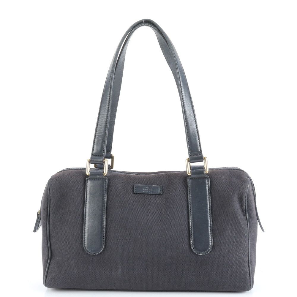 グッチ レザー トート バッグ ミニ ボストン 肩掛け ショルダー ハンド 257289 ブラック 黒 レディース RCE CY32-3