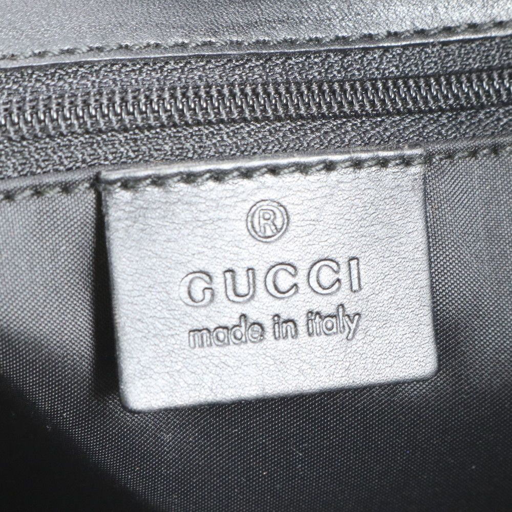  グッチ GG キャンバス レザー トート バッグ 肩掛け ショルダー 002-1099 ブラック 黒 ゴールド 金具 レディース EUE CY 21-9 トートバッグ バッグ