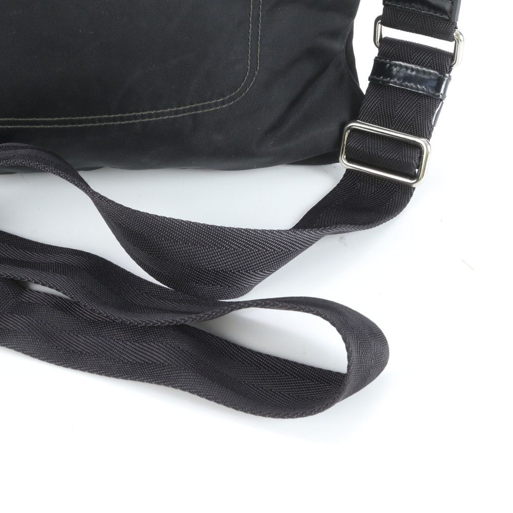 極美品 プラダ テスート ナイロン 三角 トライアングル ロゴ