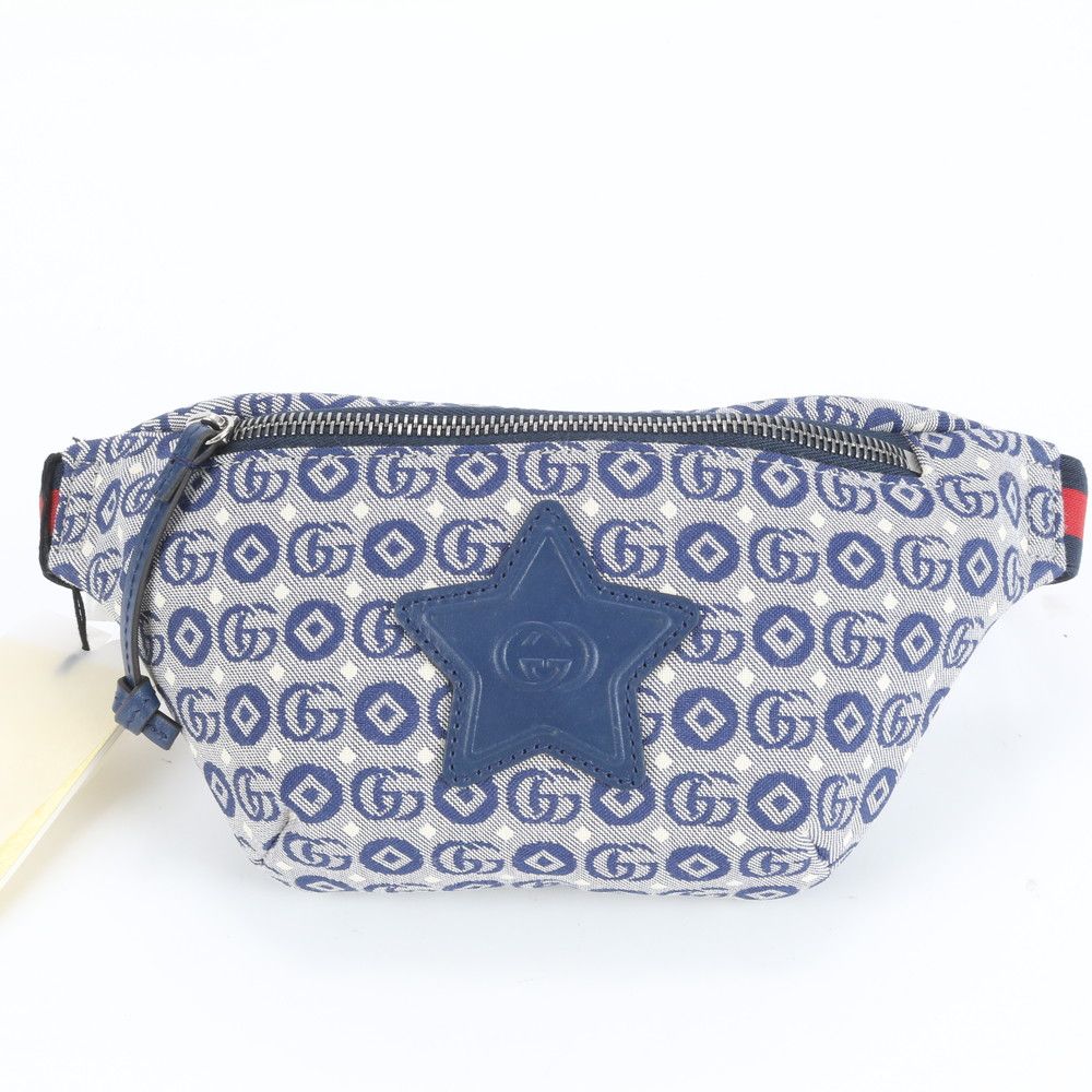 グッチ GG スター 502095 レザー 2WAY ボディバッグ 斜め掛け ボディ ウエストポーチ ショルダー レディース EUE CY21-3