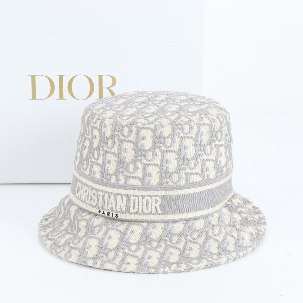 クリスチャンディオール ボブハット オブリーク エンブロイダリー バケット バケハ 11DOB923I132 メンズ ECE CY22-1