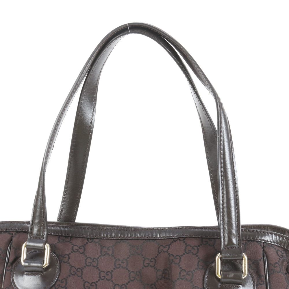 グッチ GG レザー トート バッグ 肩掛け ショルダー ハンド 257290 ブラウン 茶色 A4 レディース ECE CY28-8