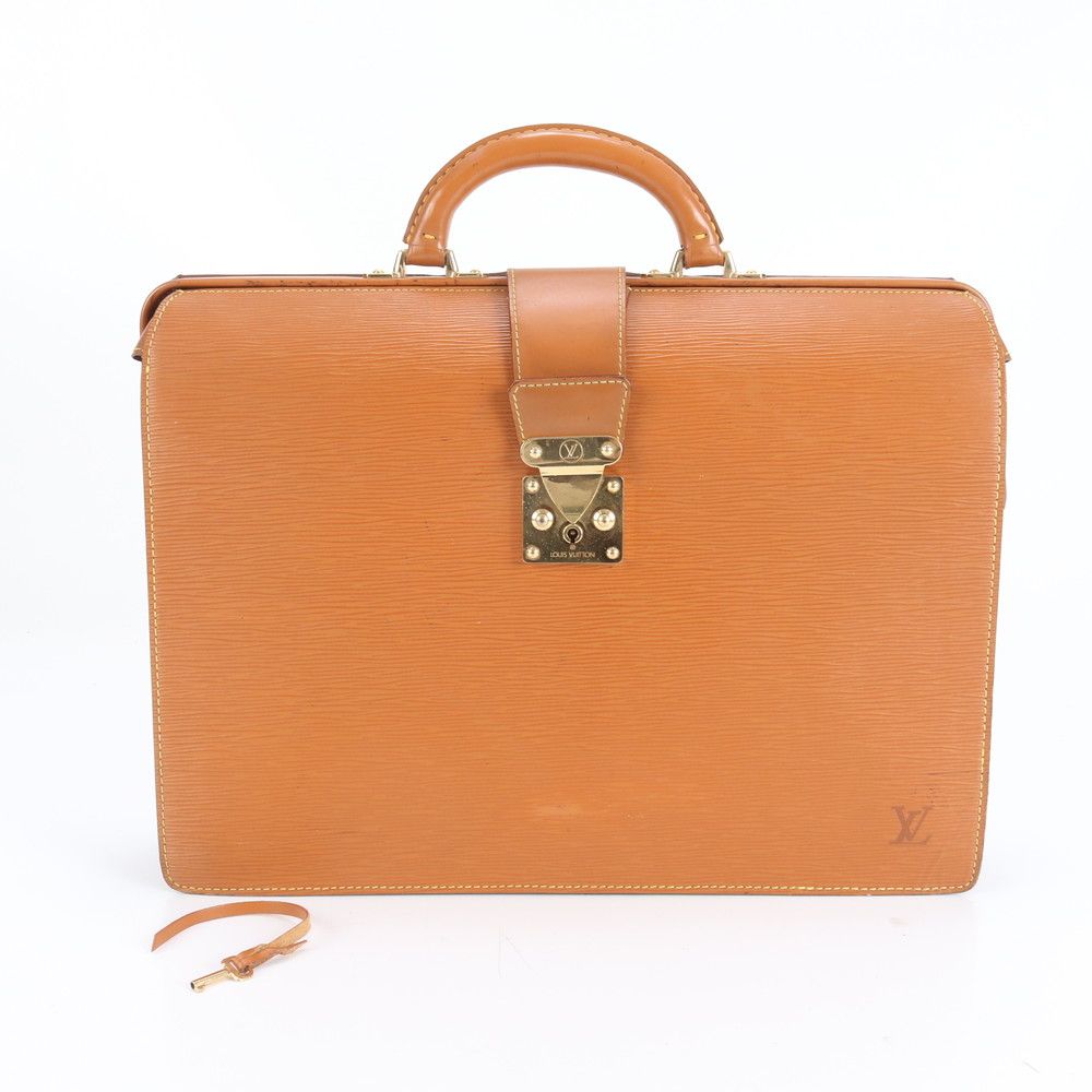 ルイヴィトン エピ セルヴィエット フェルモワール M54358 レザー ビジネス バッグ 書類鞄 トート 通勤 A4 メンズ ECE CY24-8