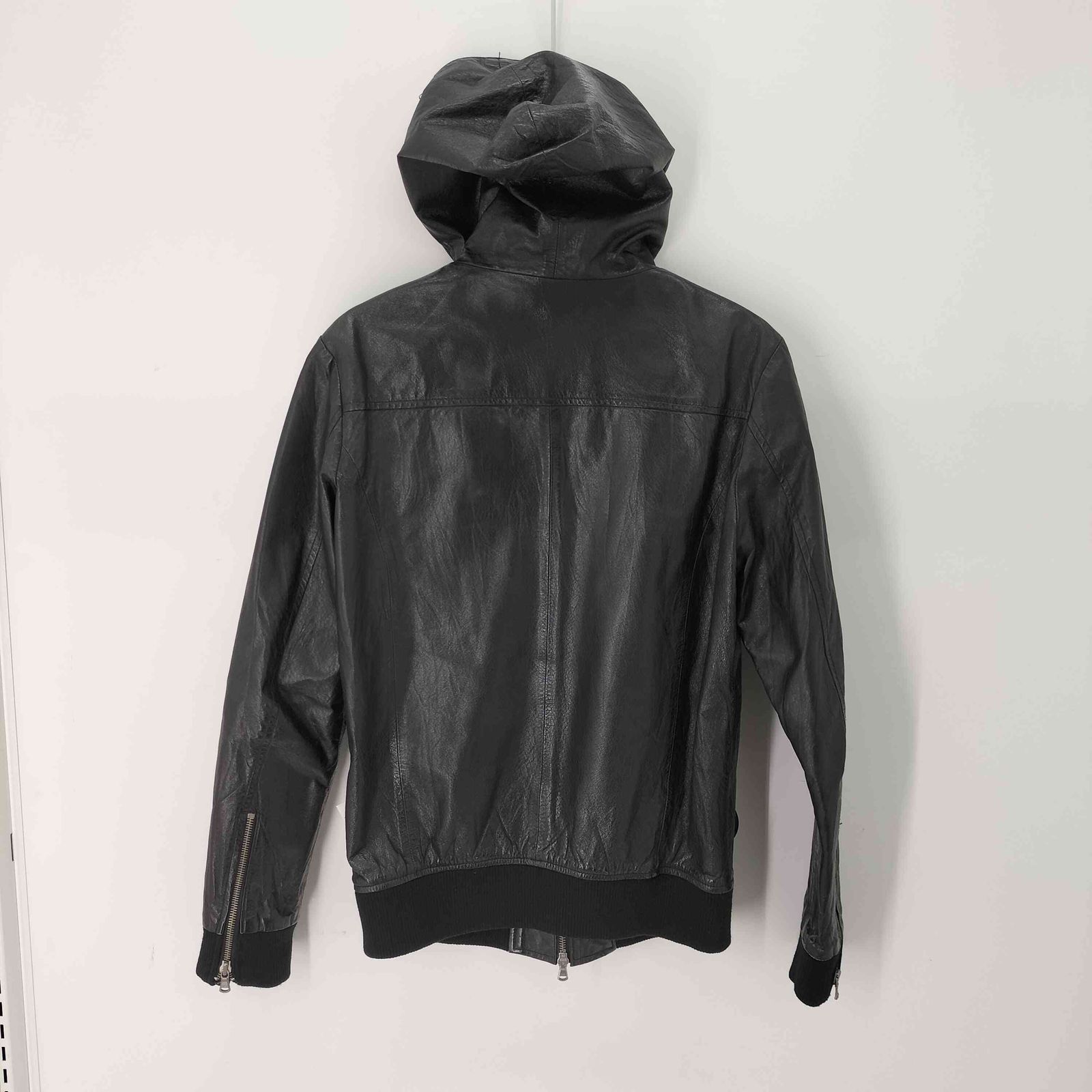 ジャックローズ JACKROSE IDEALジップ ピッグレザー フーディ 