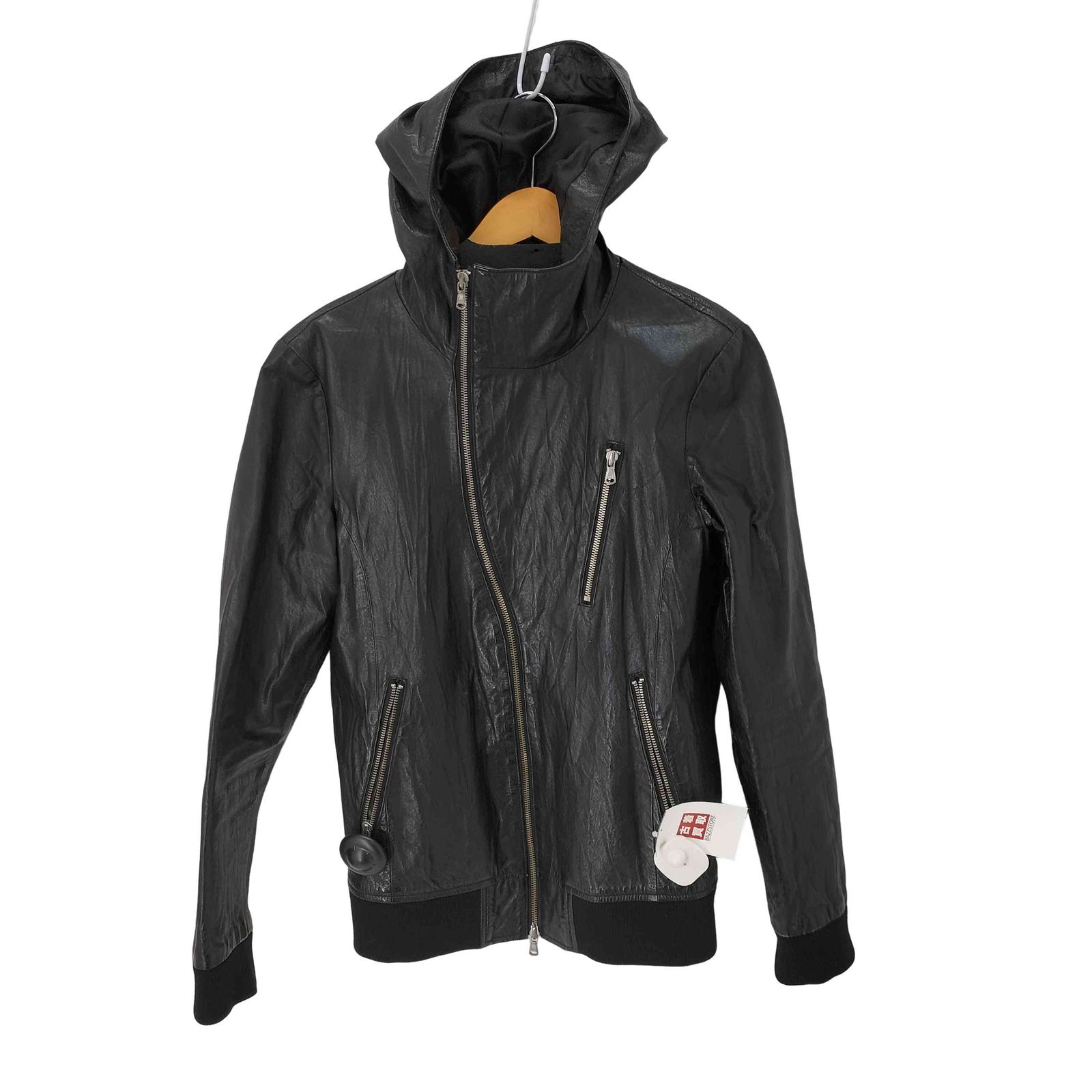 ジャックローズ JACKROSE IDEALジップ ピッグレザー フーディ 