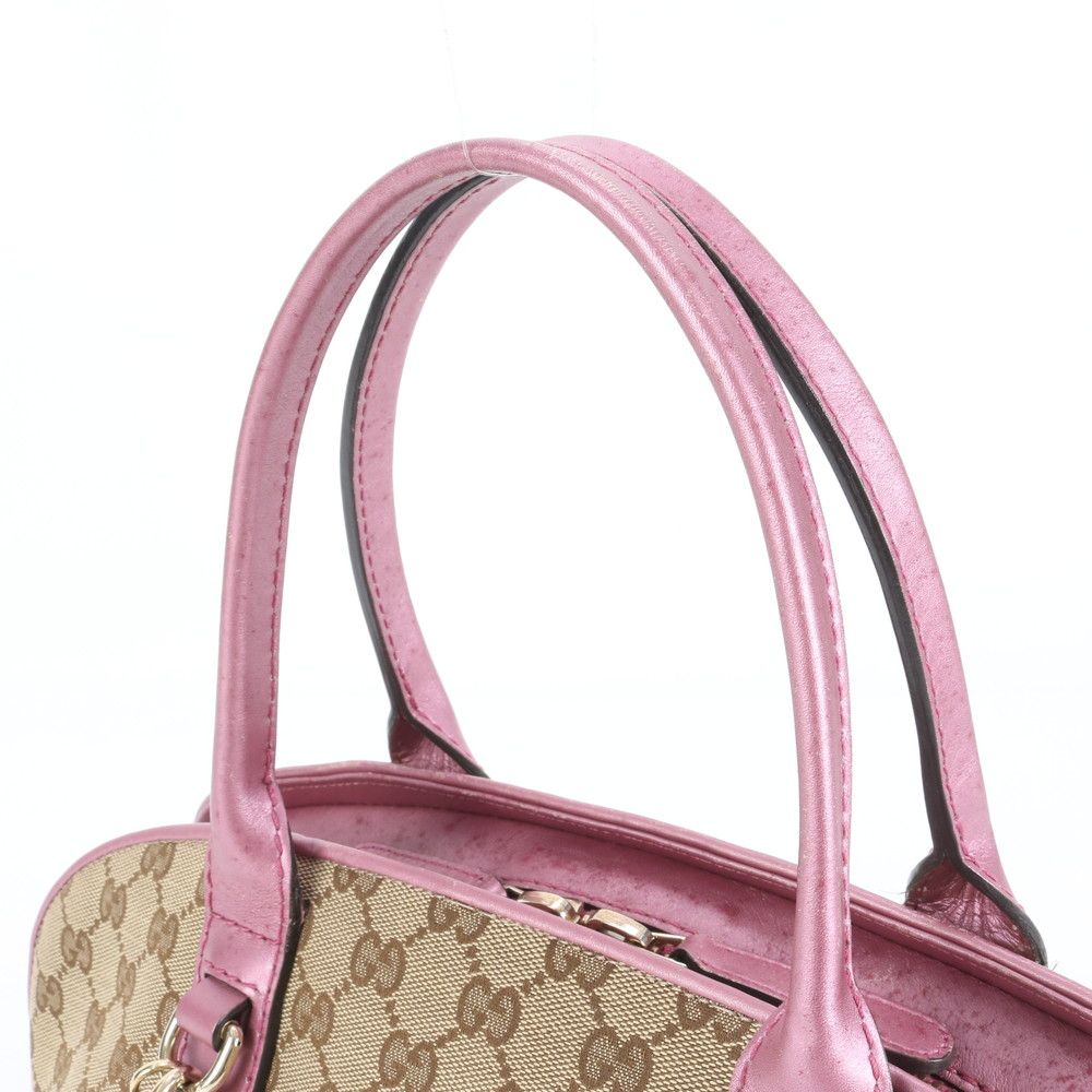 グッチ GG キャンバス ハートビット レザー 2WAY トート バッグ 斜め掛け クロスボディ トート 269955 レディース ERE CY23-8