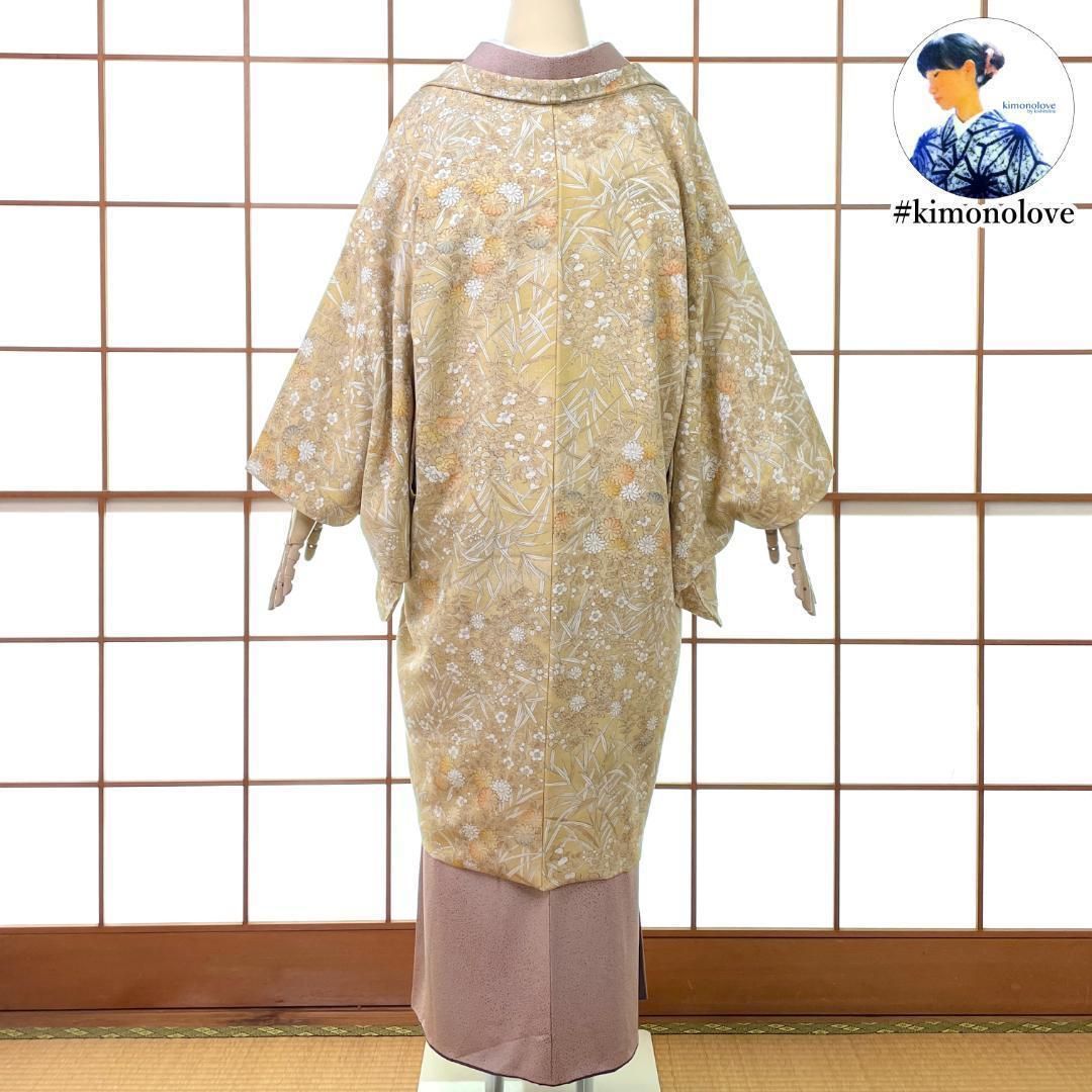 ちりめん地 四季草花