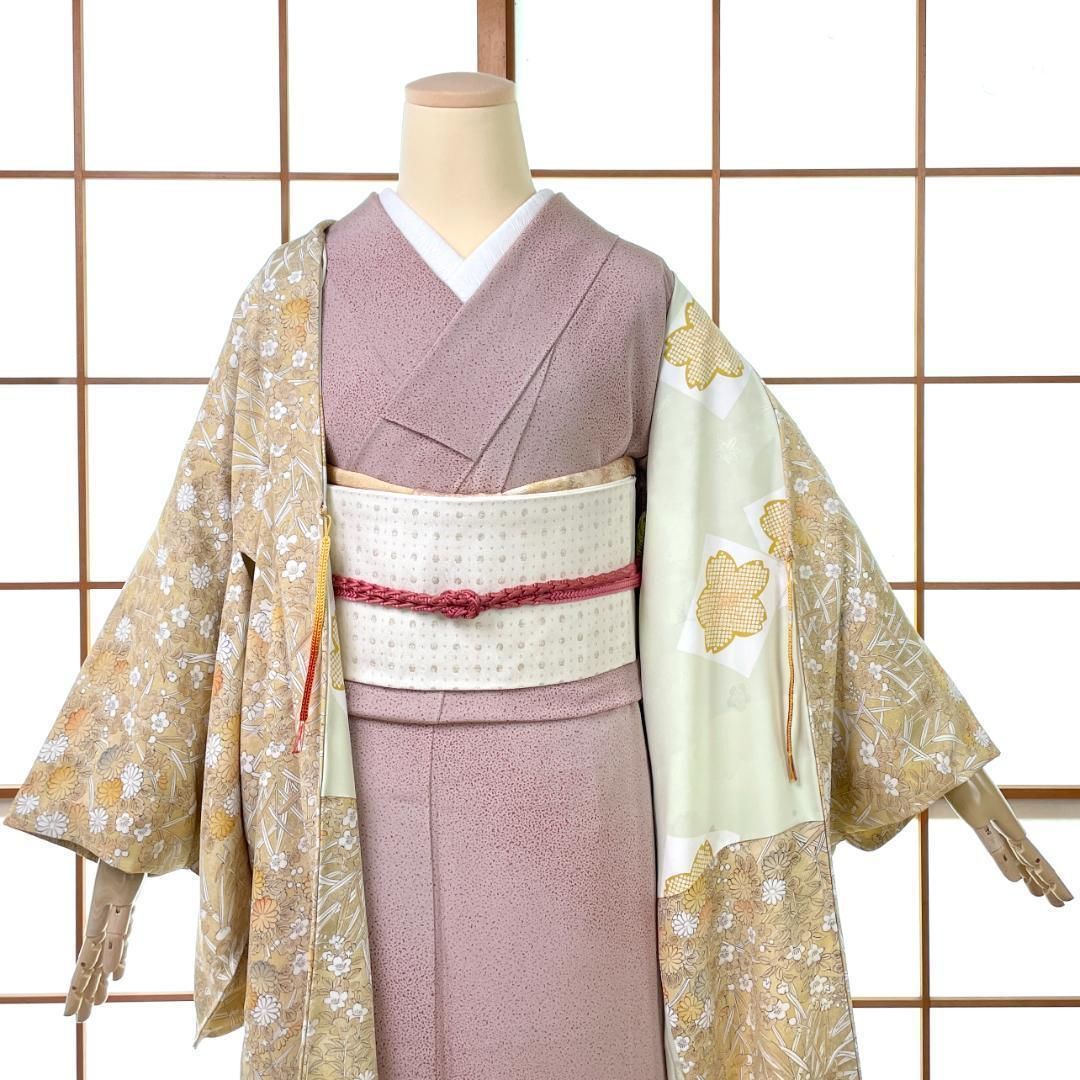 正絹 ちりめん地