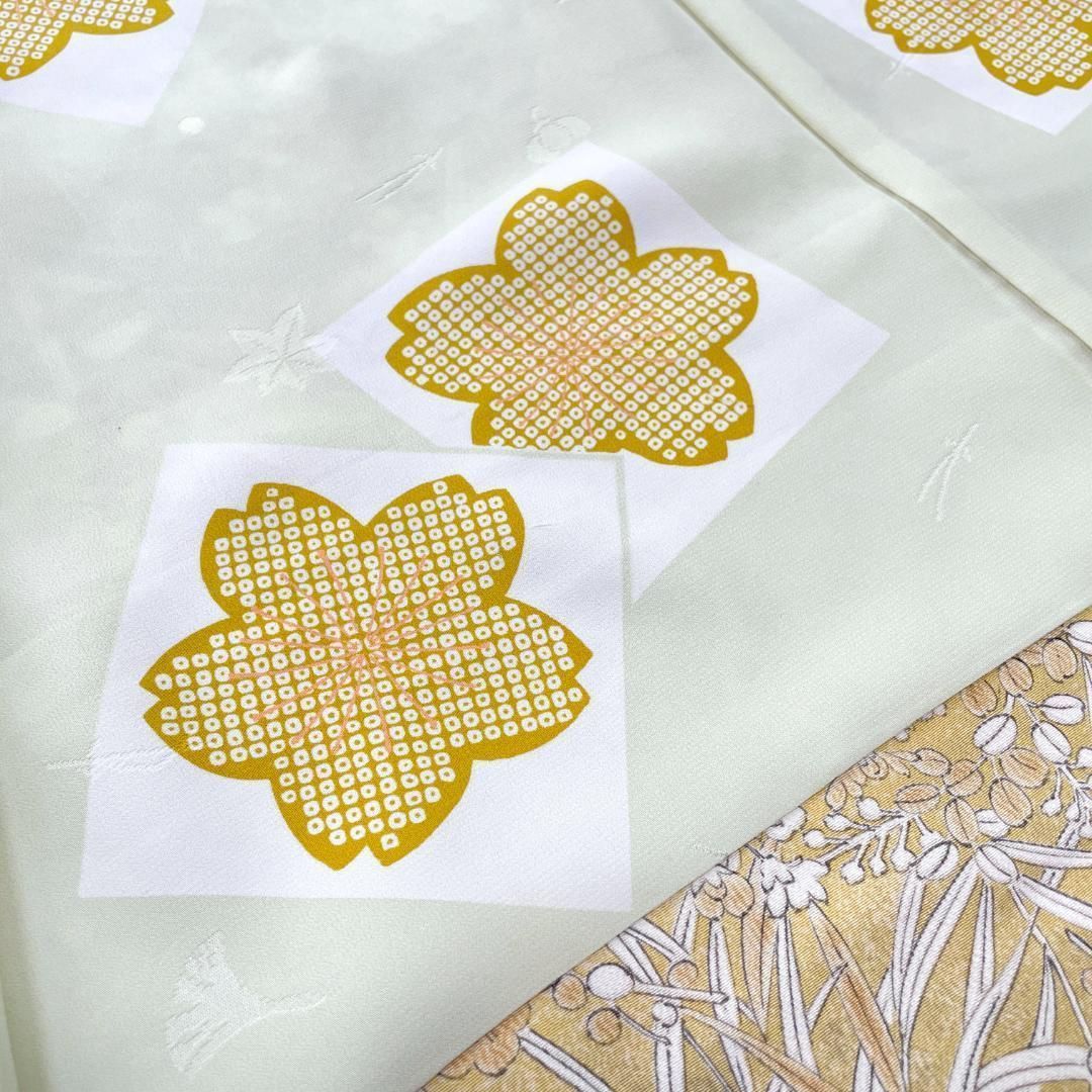 正絹 ちりめん地