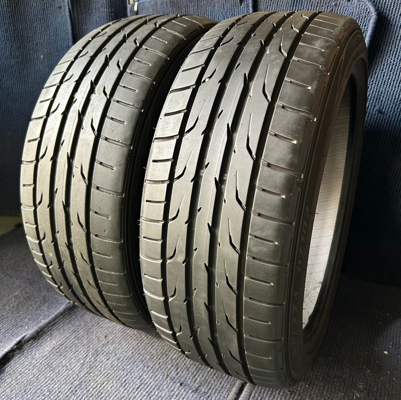 製造 溝7 5～8分山 DUNLOP DIREZZA DZ 102 2本 225 45 R 18 ASP 3336