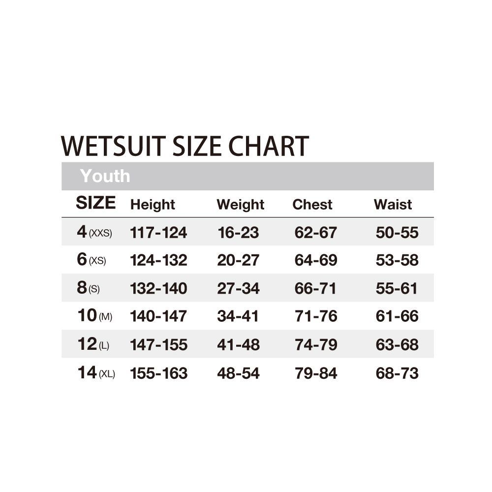 O-E YOUTH STEAMER 5 4 mm｜キッズ ウェットスーツ 真冬用 オーシャンアンドアース