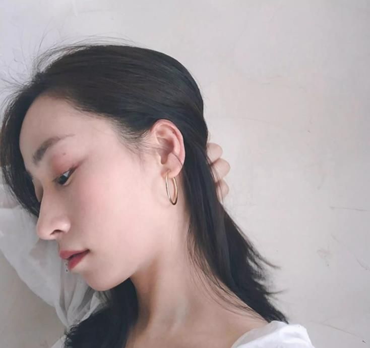 35ｍｍ シンプル フープピアス 14 K つけっぱなし 秋 ギフト