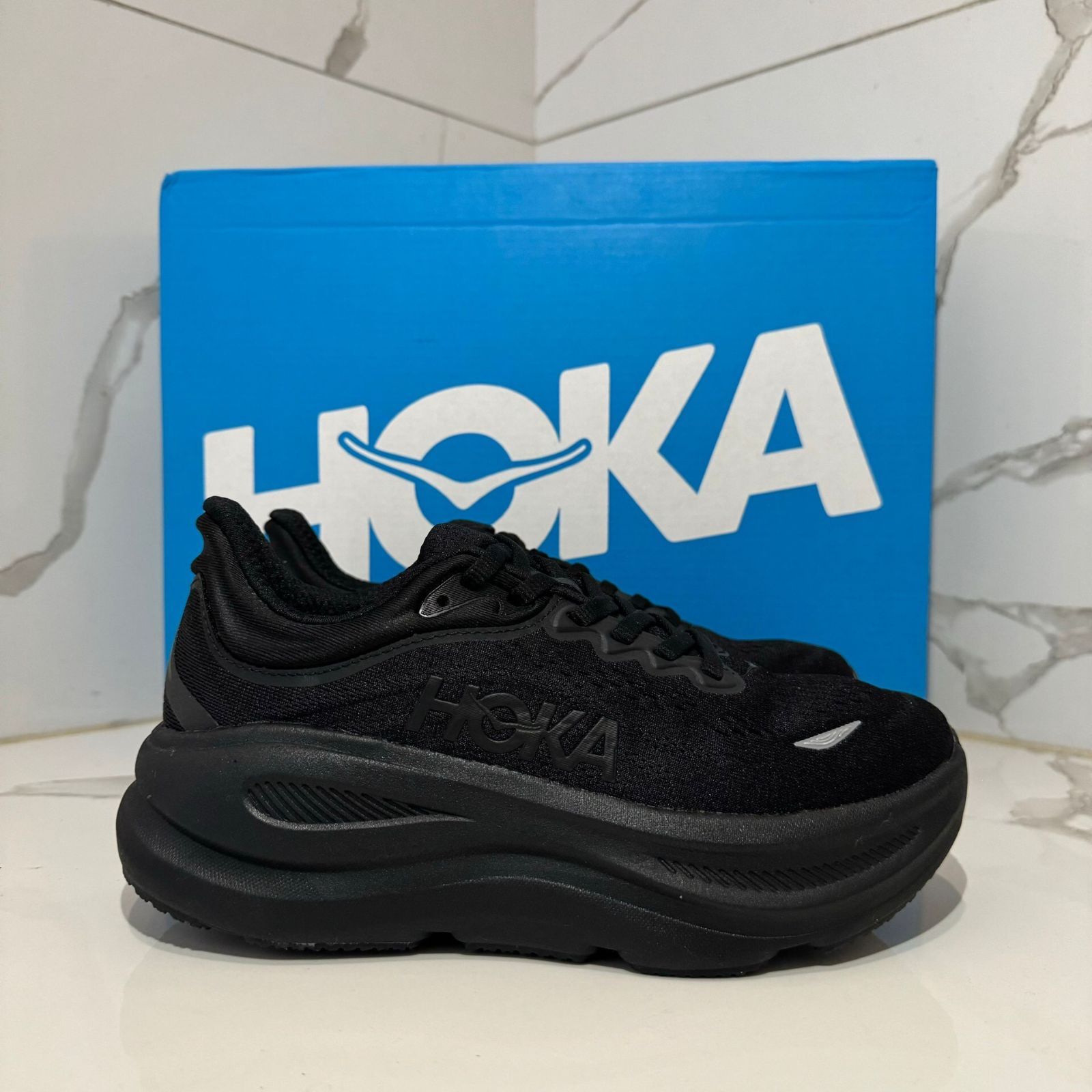 HOKA ONE ONE BONDI9 ボンダイ9 スニーカー ブラック23.5 HOKA ONEONE