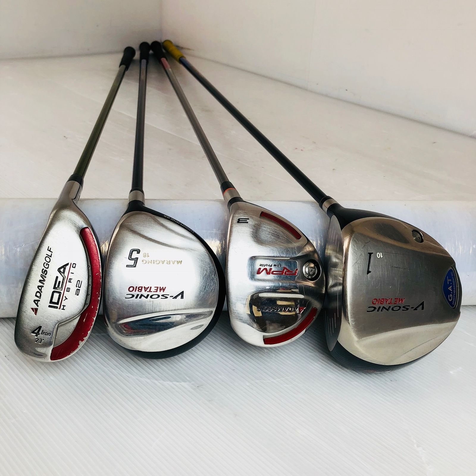 Maruman マルマン ADAMS アダムス メンズ ゴルフ クラブ セット 入門 バッグ付き フルセット 右利き パター付 Y 135