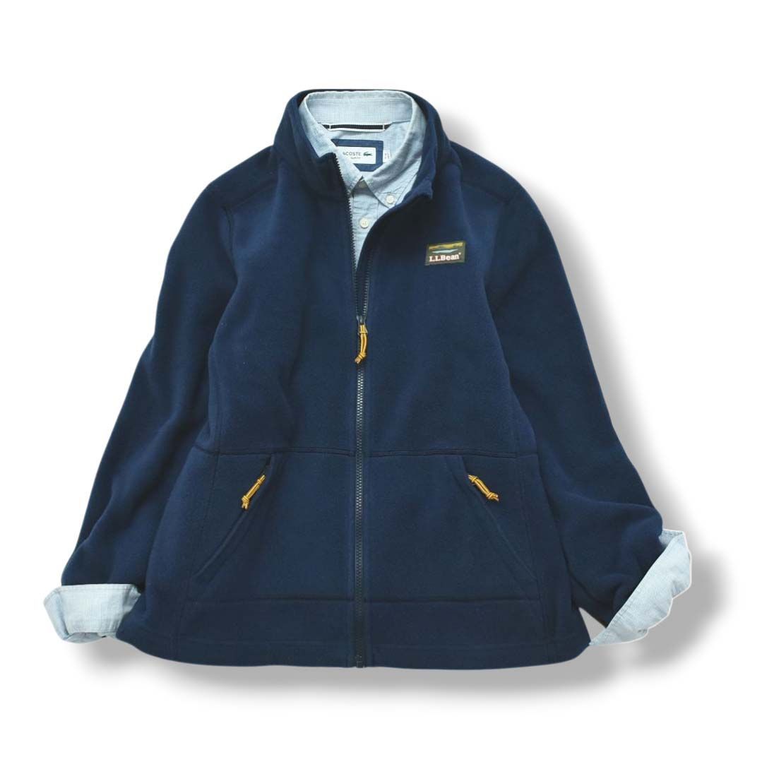 エルエルビーン マウンテンクラシック フリースジャケット M ネイビー