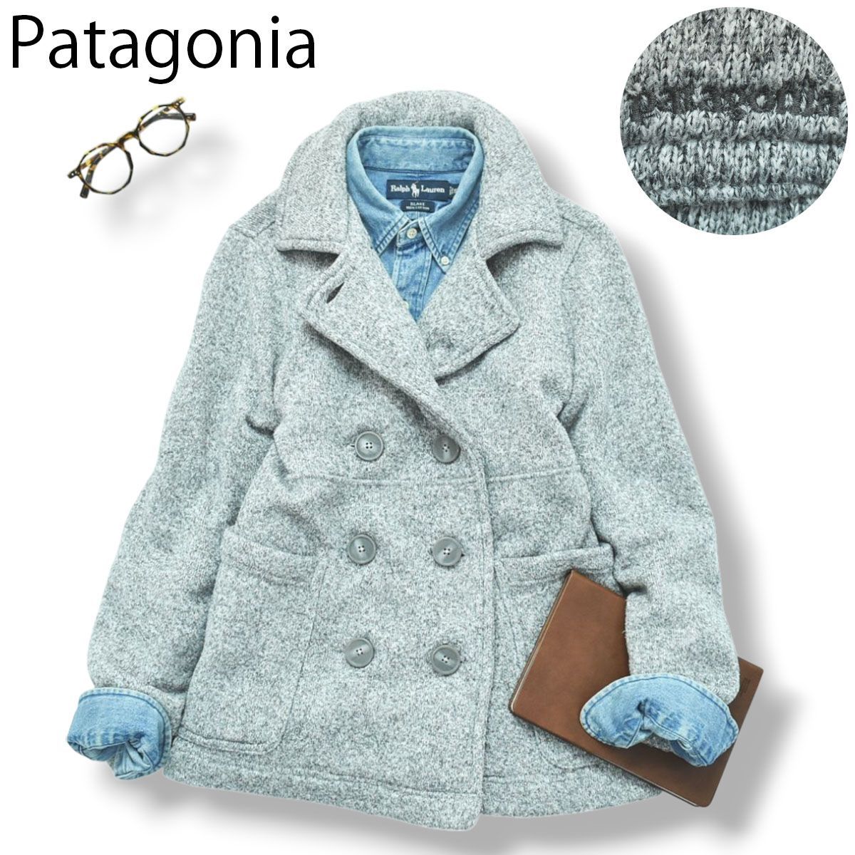 肉厚 パタゴニア ベター セーター ニット Pコート XS グレー 女性