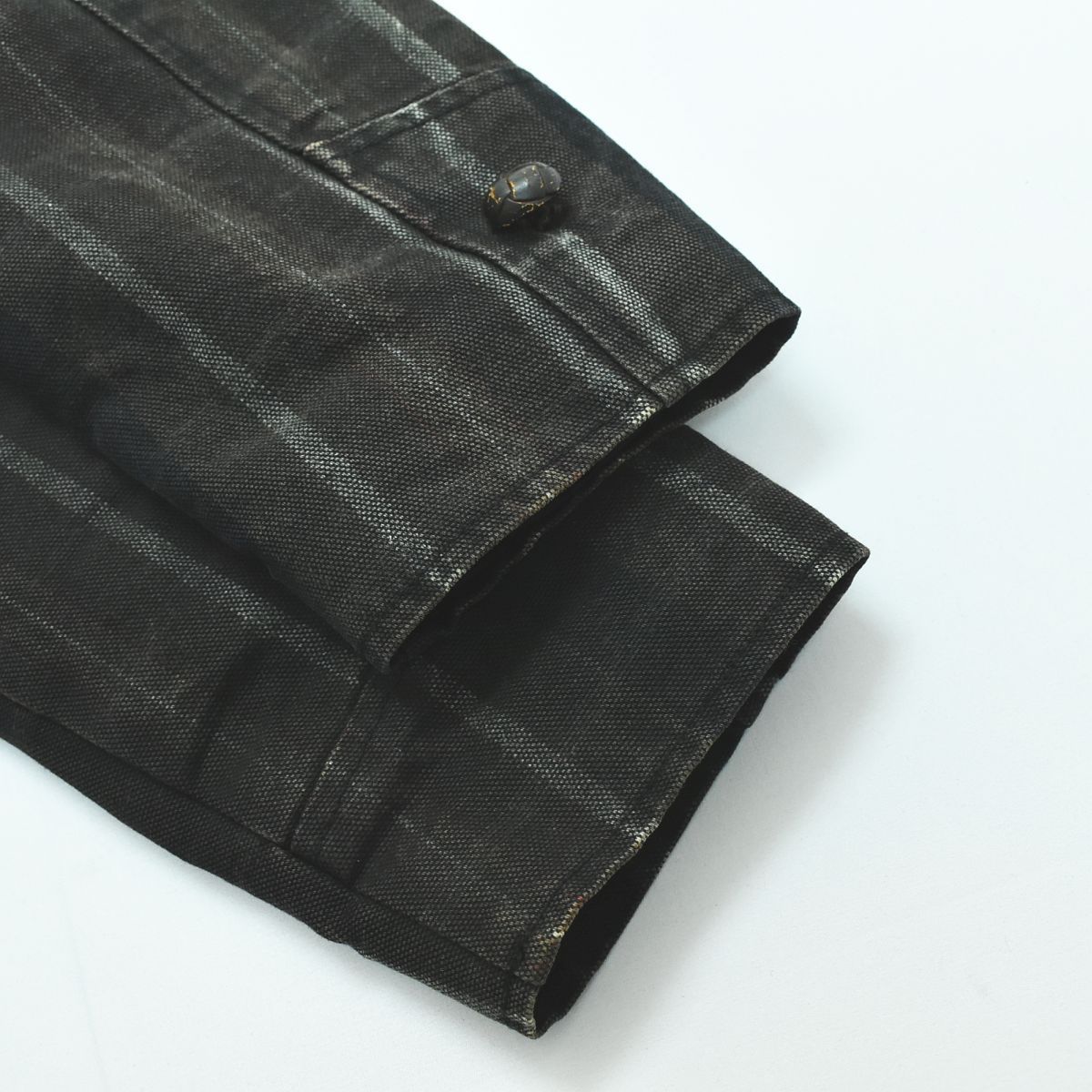 AUBERGE BIL CHARBON size40 ブラックインディゴリネン AUBERGE BIL CHARBON size40 ブラックインディゴリネン