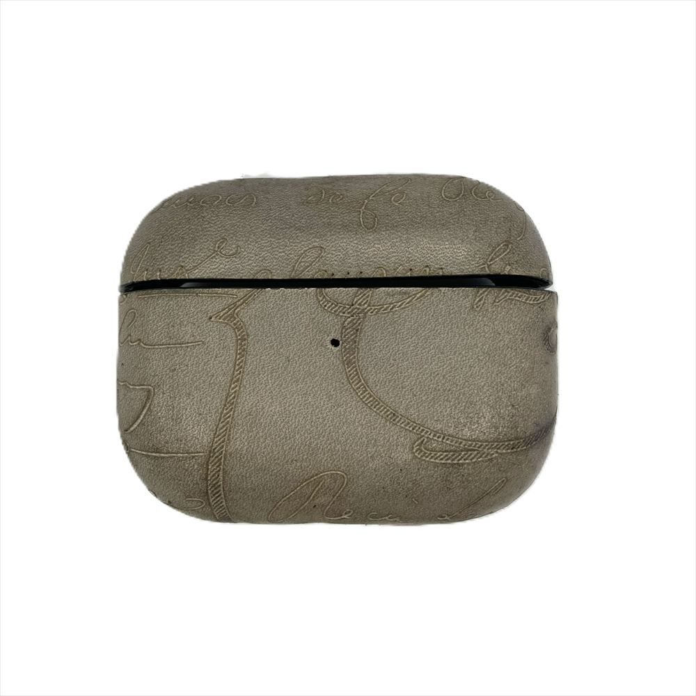 ベルルッティ Berluti AirPods Pro ケース レザー X236031 ライトアルミニオ カリグラフィースクリット エアーポッズ ユニセックス
