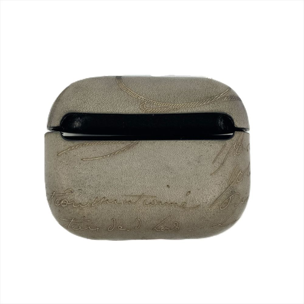 ベルルッティ Berluti AirPods Pro ケース レザー X236031 ライトアルミニオ カリグラフィースクリット エアーポッズ ユニセックス