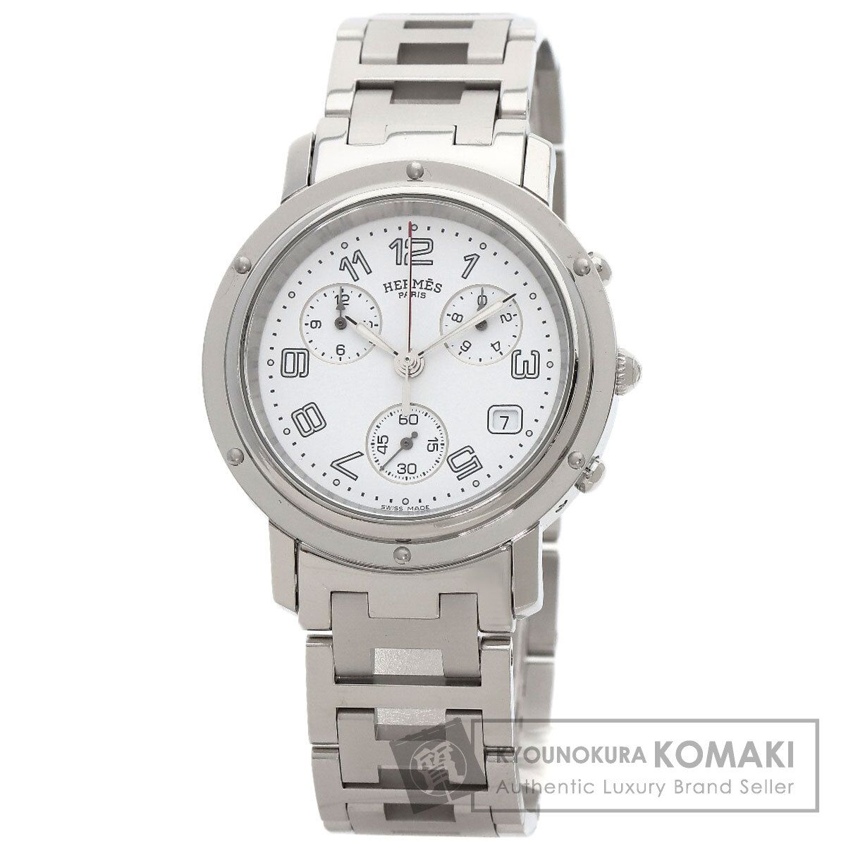 HERMES - エルメス クリッパー クロノグラフ ブルー CL2.317 ダイバー 