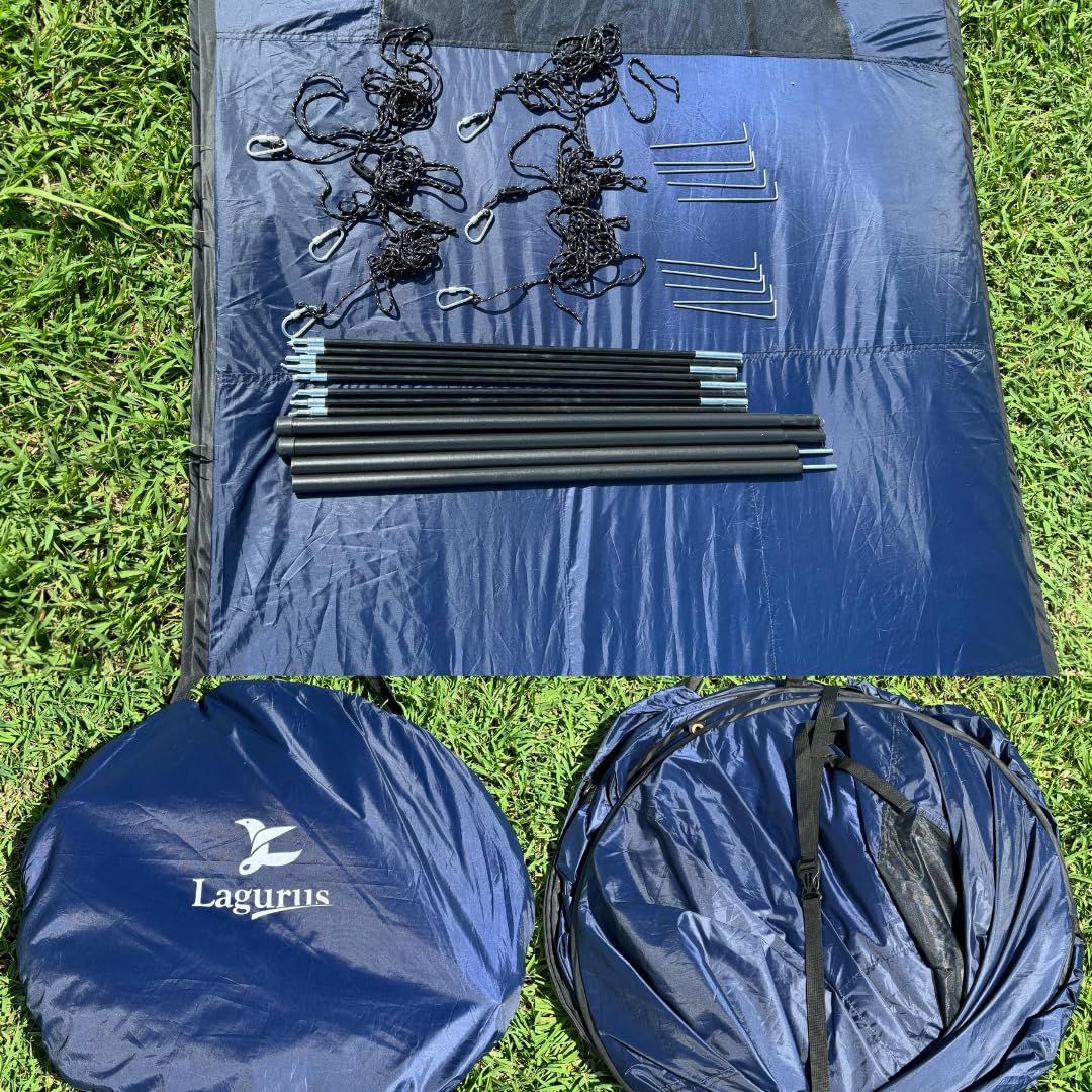 Lagurus オリジナルブランド 30秒で設営 撤去 な防災用 アウトドア用2wayマルチテント Freely Revolution2 UV Protection model 防災 防水 耐水 テント 災害用 アウトドア用 避難所用 着替え用 仮設 WWW_OPDRERGINERDOGAN_COM