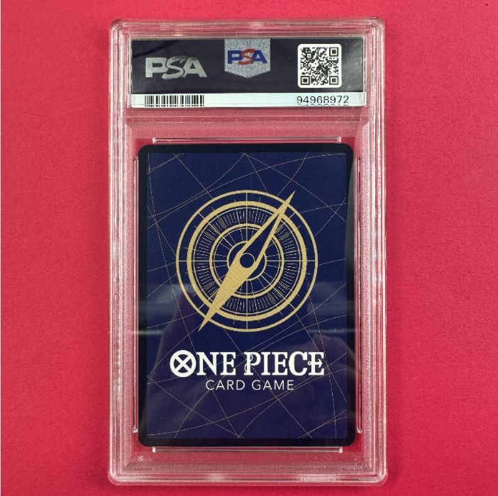 PSA 10 ワンピースカード そげキング OP 03 122 SEC 強大な敵 ONE PIECE 漫画背景
