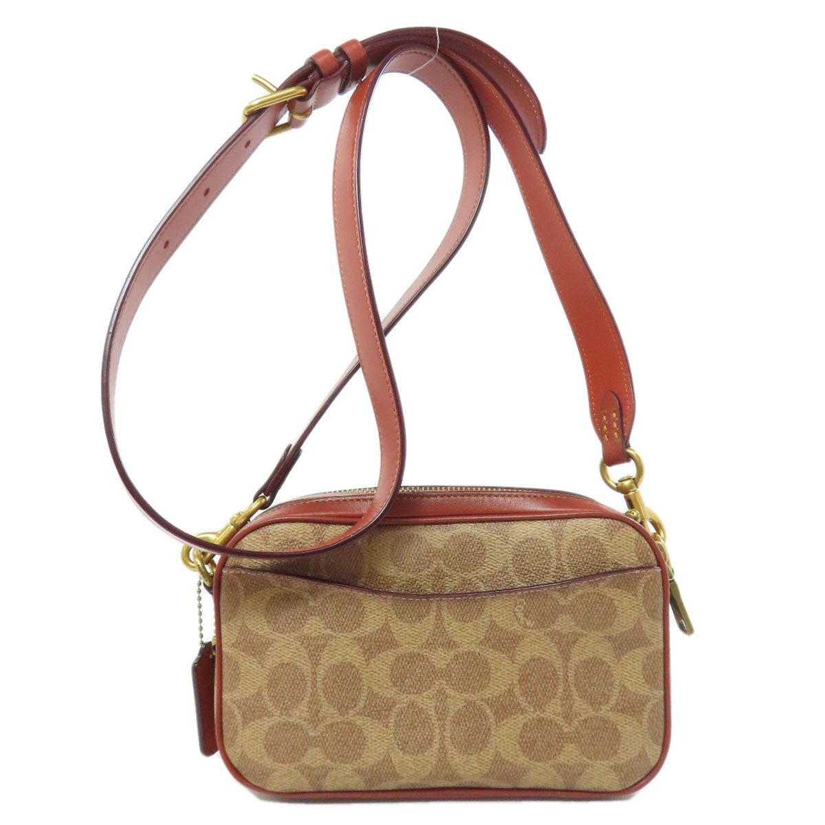 COACH コーチ C0694 シグネチャー ショルダーバッグ PVC レディース